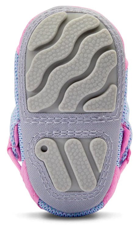 Woolybubs The Toddle Baby Shoe, Size 1 - Lavender / Pink - TOD-07-1