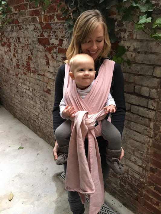 XOXO Buckle Wrap Baby Carrier, Repreve Collection - It's a Boy Pink - BW1-REPI