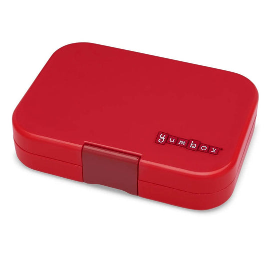 Yumbox Leakproof Bento Lunchbox, Panino - Wow Red / Shark Tray - WRII202110SK