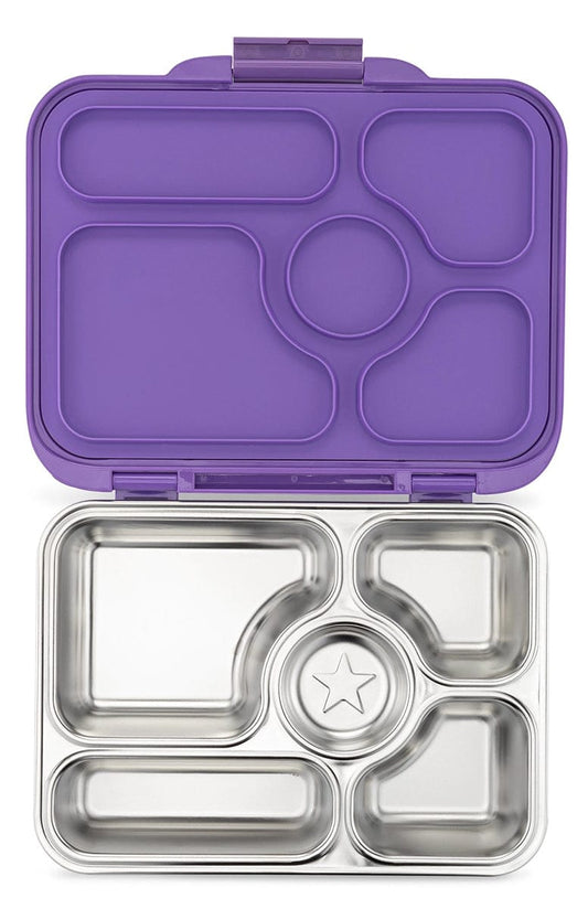 Yumbox Leakproof Bento Lunchbox, Presto Stainless Steel - Remy Lavender - RLPS202107