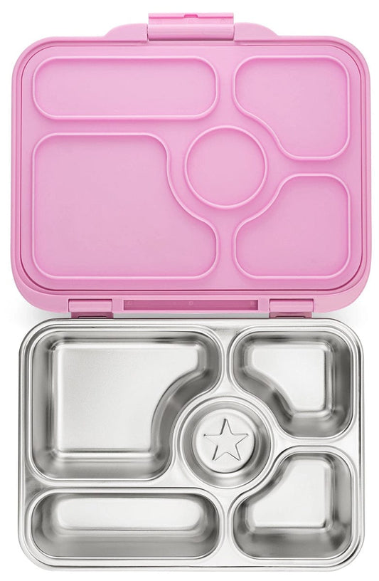 Yumbox Leakproof Bento Lunchbox, Presto Stainless Steel - Rose Pink - RPPS202112