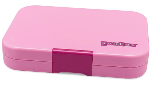 Yumbox Leakproof Bento Lunchbox, Tapas 4 Compartment - Capri Pink / Rainbow - CPIII202210R