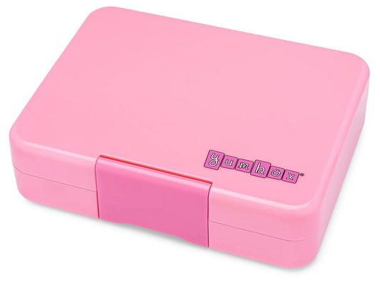 Yumbox Leakproof Bento Snack Box, 3 Compartment - Fifi Pink / Rainbow - FPSN202303R