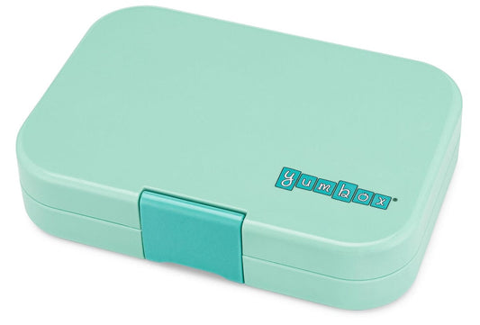 Yumbox Original Leakproof Bento Lunchbox, 6 Compartment - Serene Aqua / Paris Tray - SAI202303P