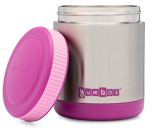 Yumbox Zuppa Stainless Steel Thermal Food Jar & Spoon, 14oz - Bijoux Purple - BPZ201903S