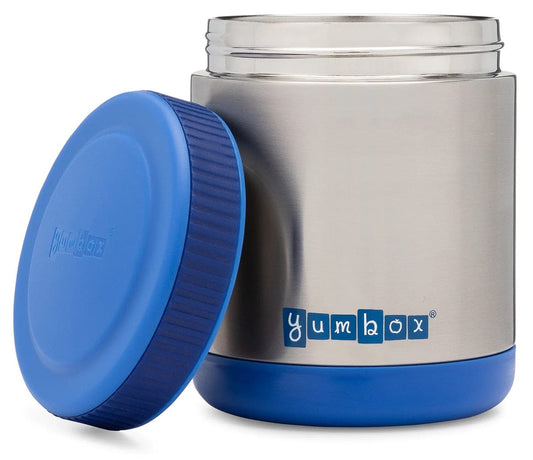 Yumbox Zuppa Stainless Steel Thermal Food Jar & Spoon, 14oz - Neptune Blue - NBZ201903S
