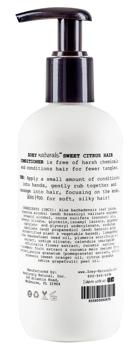 Zoey Naturals Hair Conditioner - Sweet Citrus - F-ZN-00267