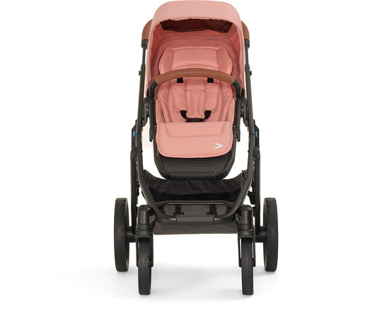 Veer Switch&Roll Luxe Single-to-Double Stroller + Color Kit Luxe Bundle - Rose Quartz - SBSEAT-SBROLL-SKIT-2-RQTZ