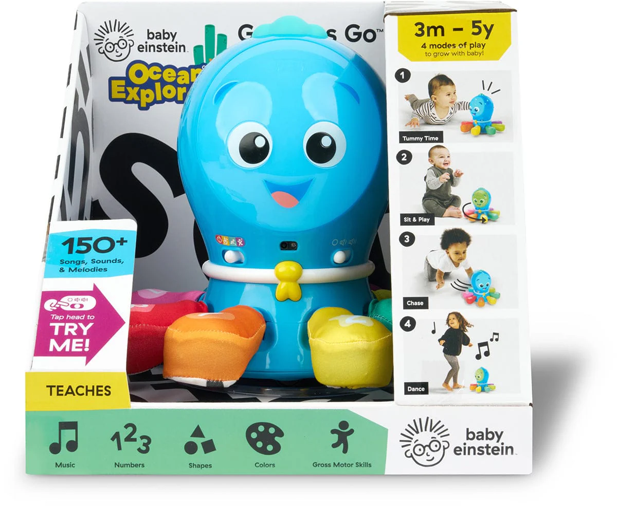 Kids2 Baby Einstein Go Opus Go 4-in-1 Crawl & Chase Pal