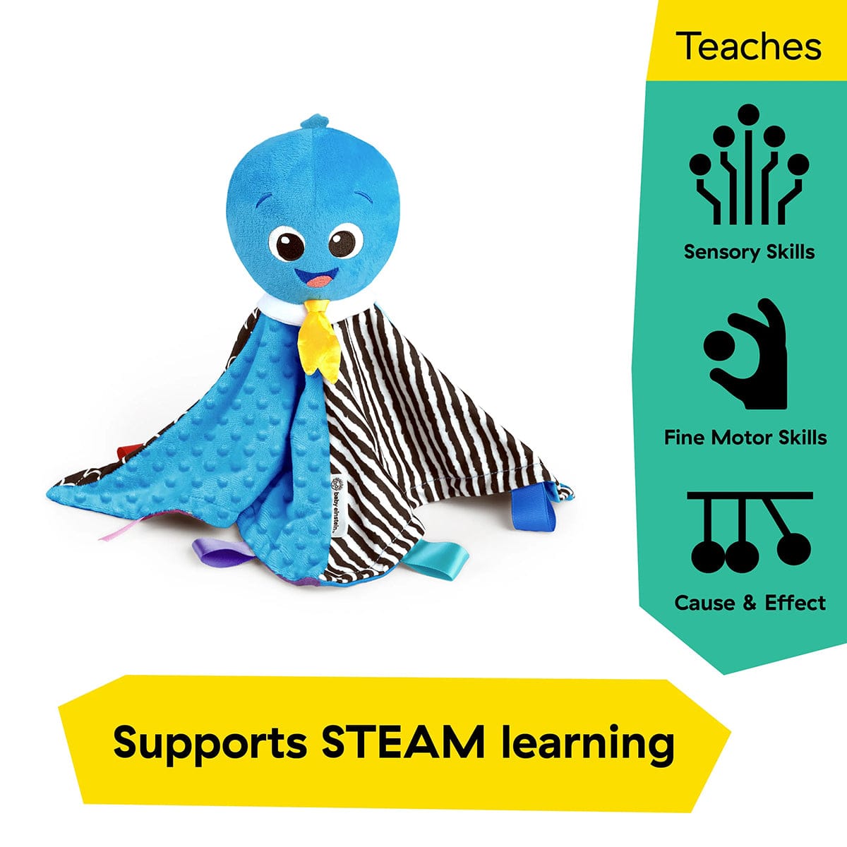 Kids2 Baby Einstein Ocean Explorers Opus Look Sea Listen Soothing Musical Plush Octopus Toy - 12101-000-000-06