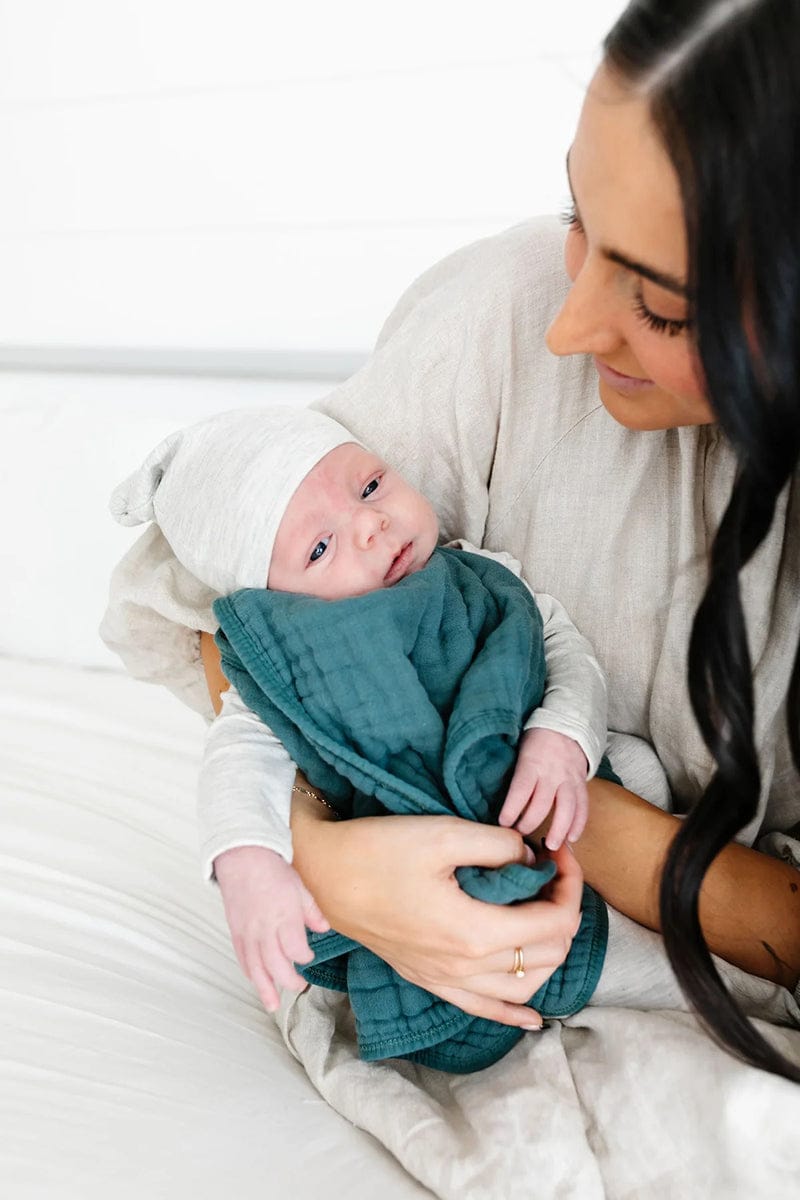 Lou Lou & Company Cloud Muslin Burp Cloth, 2 Pack - Balsam - 20981