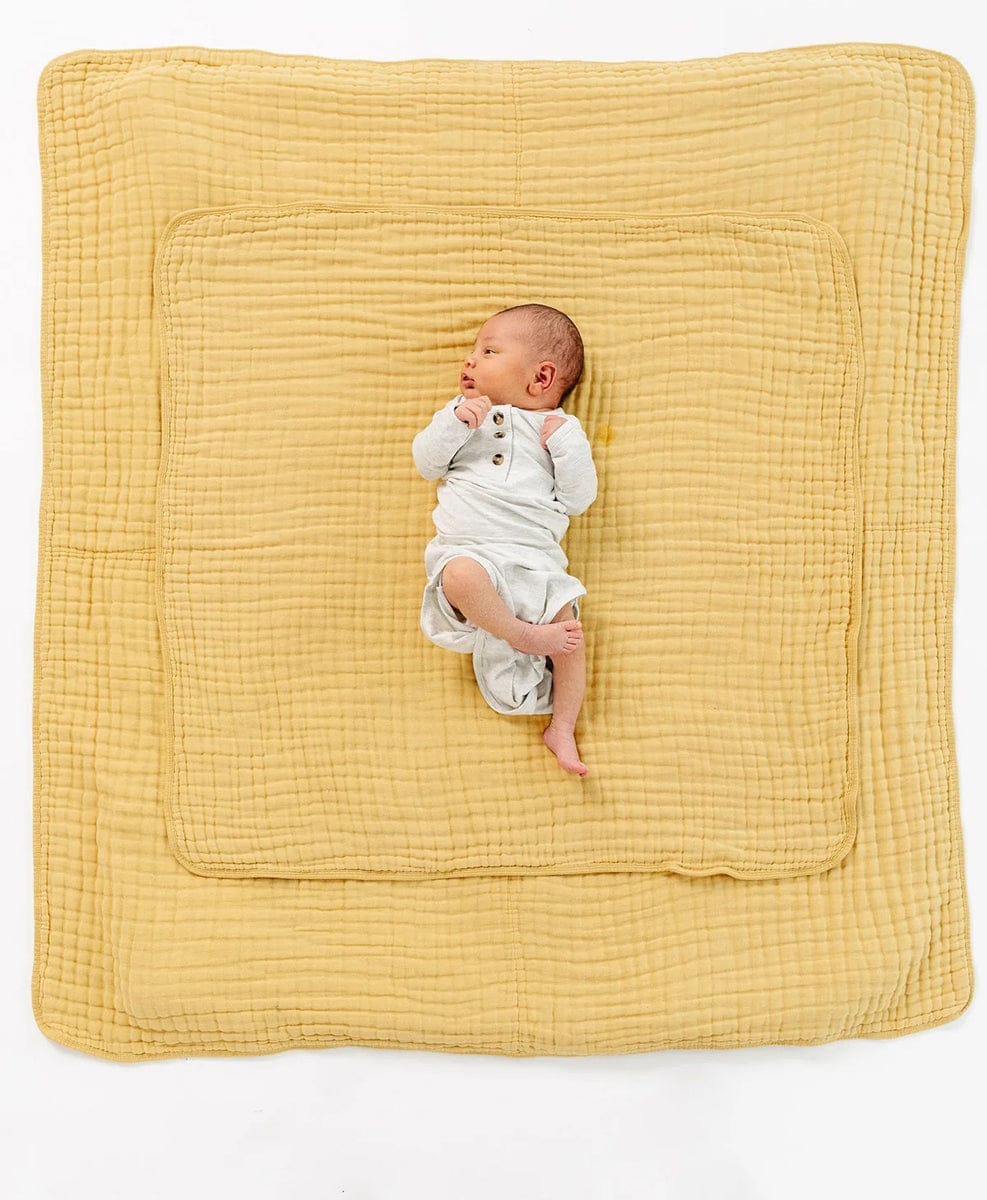 Lou Lou & Company Cloud Muslin Quilt - Honey, Small - 20996