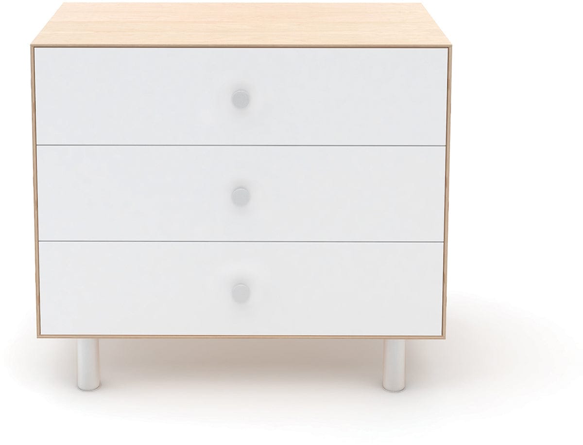 Oeuf 3 Drawer Dresser - Fawn - White/Birch - 1M3D-F-01