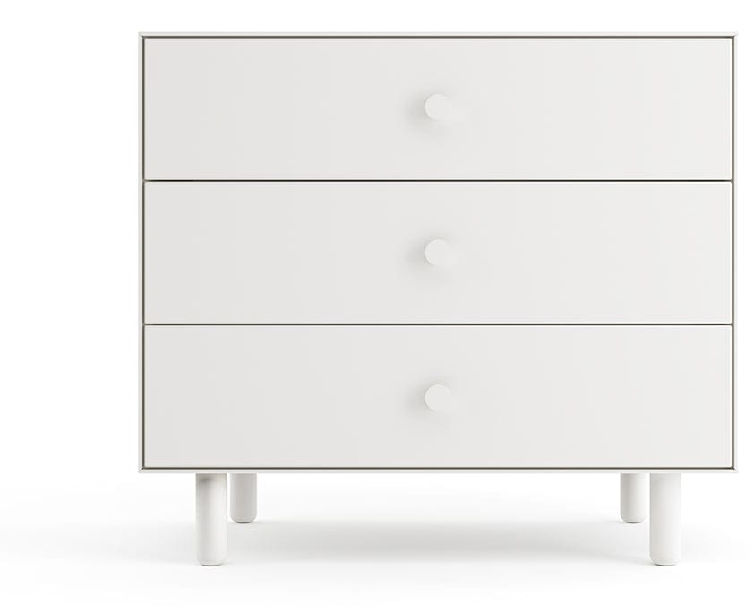 Oeuf 3 Drawer Dresser - Fawn - White - 1M3D-F-03