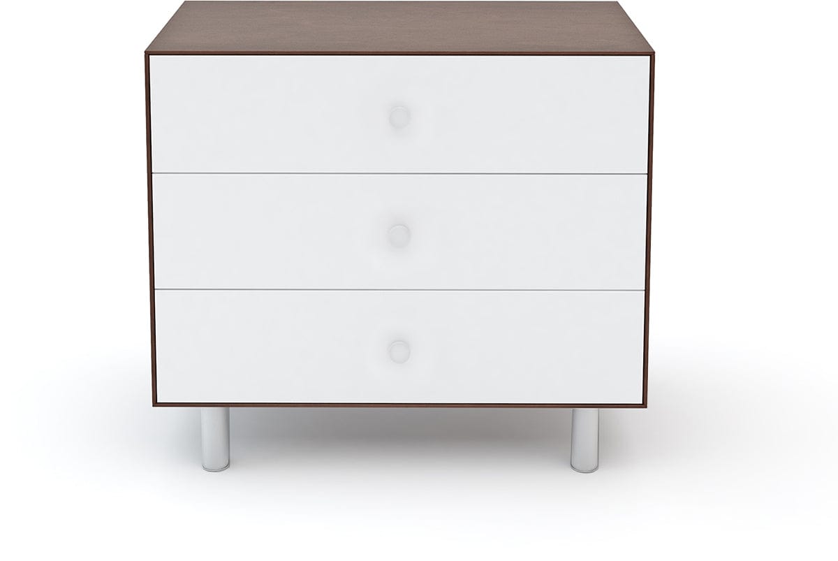 Oeuf 3 Drawer Dresser - Classic - White/Walnut - 1M3D-C-02