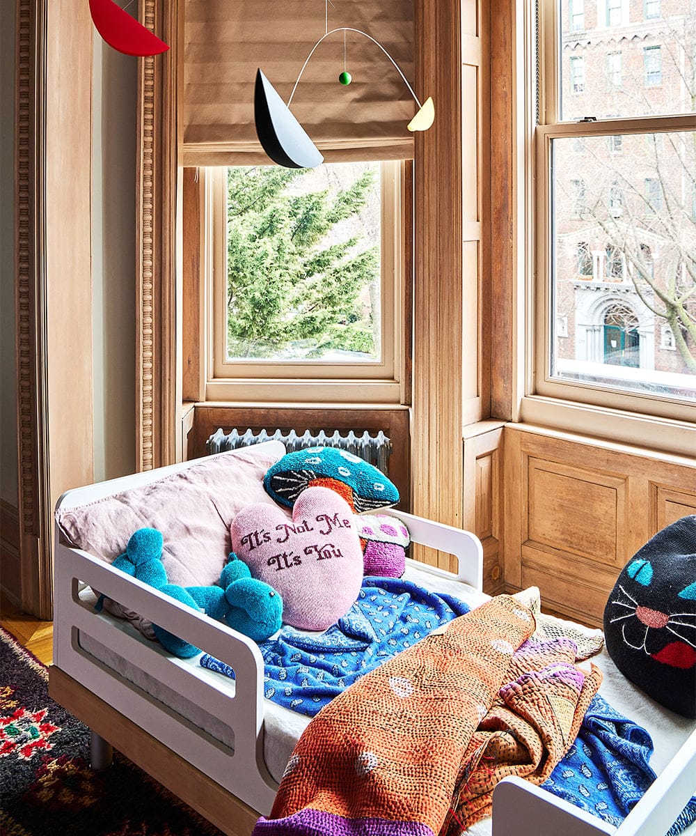 Oeuf Classic Toddler Bed - White/Birch - 1TB002-L