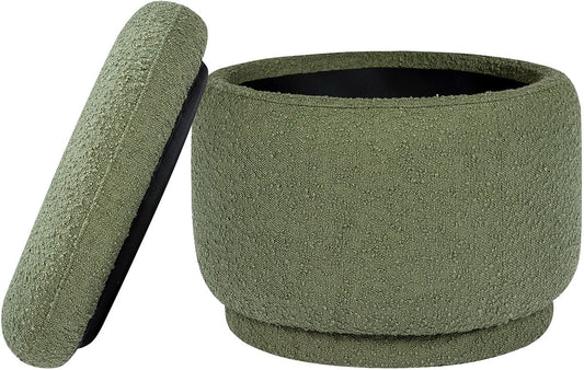 Babyletto Enoki Storage Ottoman - Olive Boucle - M22985OB