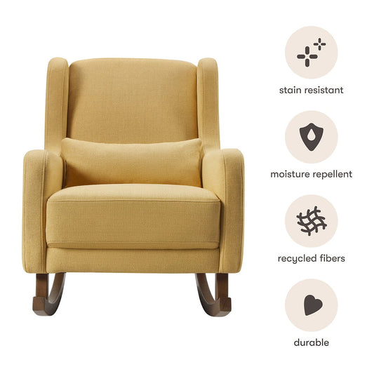 Babyletto Kai Rocker - Performance Dijon Eco-Twill w/ Dark Legs - M20687PDET