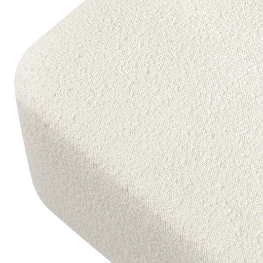 Babyletto Kiwi Gliding Ottoman - Ivory Boucle w/ Gold Base - M26385WBG