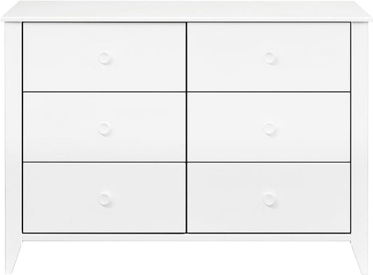 Babyletto Sprout 6-Drawer Double Dresser - White