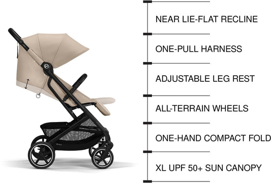 Cybex Beezy 2 Compact Stroller - Almond Beige - 524000189