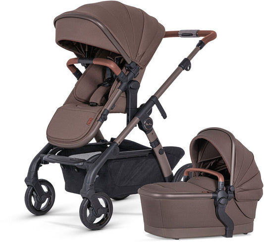 Silver Cross Wave 3 Complete Single-to-Double Stroller - Caramel - SX2322-CMUC