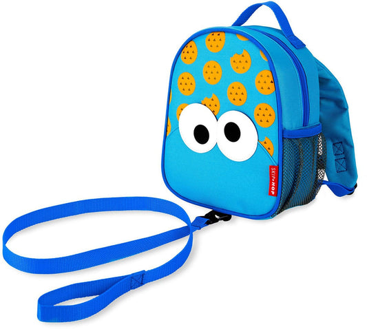 Skip Hop Sesame Street Mini Backpack With Safety Harness - Cookie Monster - 9Q791810