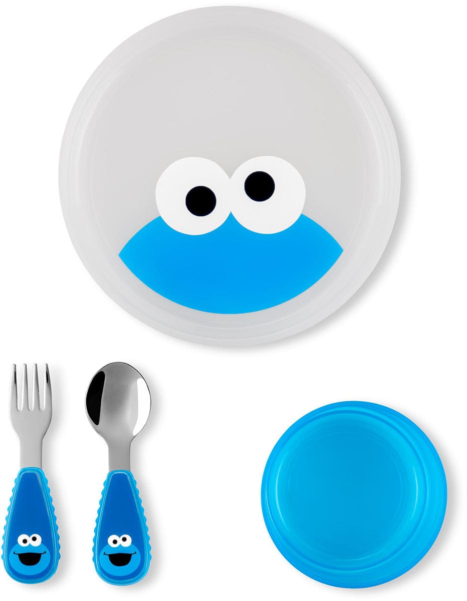 Skip Hop Toddler Sesame Street Mealtime Set - Cookie Monster - 9Q816910