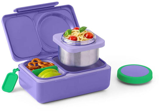 Omie Life OmieBox UP Insulated Bento Box (9+ years) - Galaxy Purple - OMUP045789- PURPLE