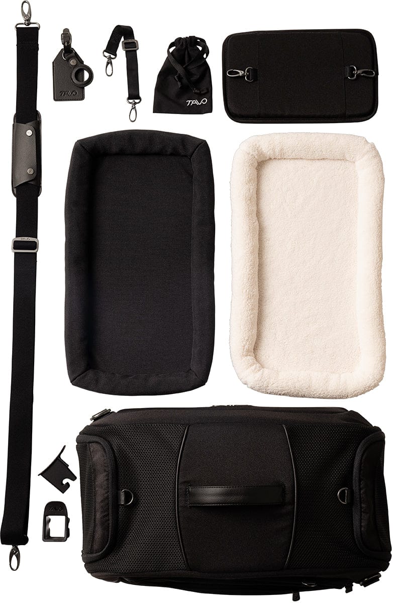 Tavo Pets Dupree I Carry-On Pet Car Seat - Onyx - TC0007ABONX000
