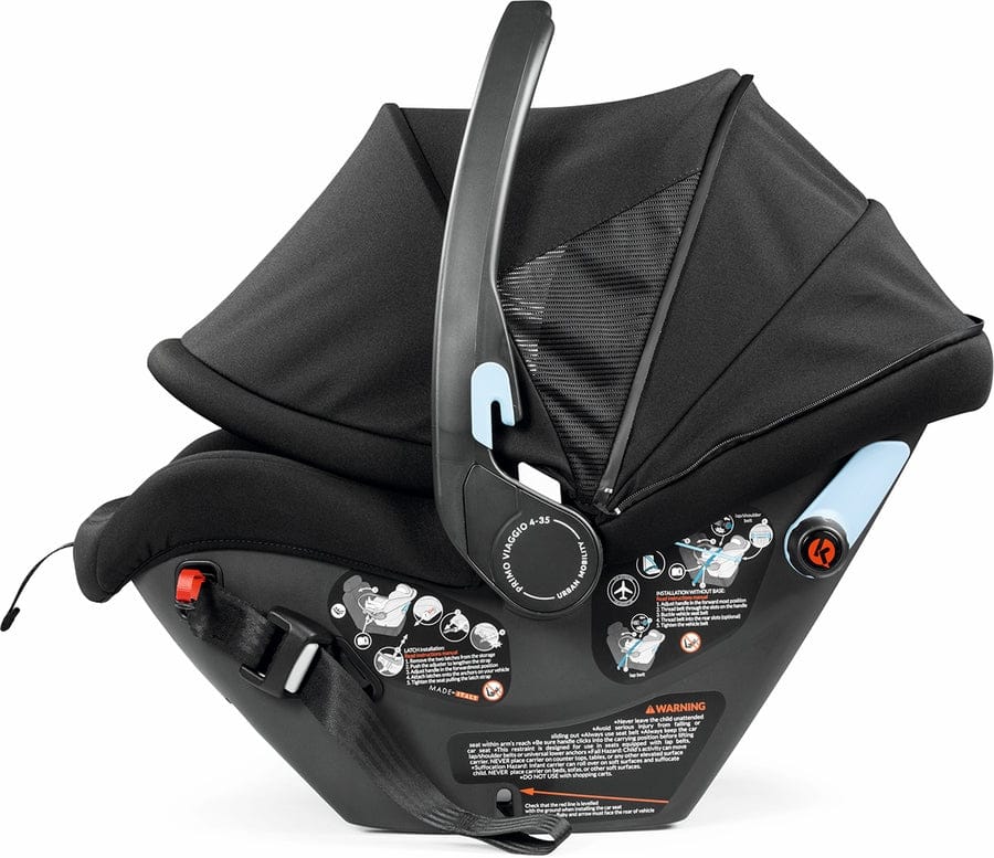 PEG City Loop Chassis + Primo Viaggio Urban Mobility Infant Car Seat Bundle - Black / True Black - ICLP000009-IMUB00US00GU13MO13