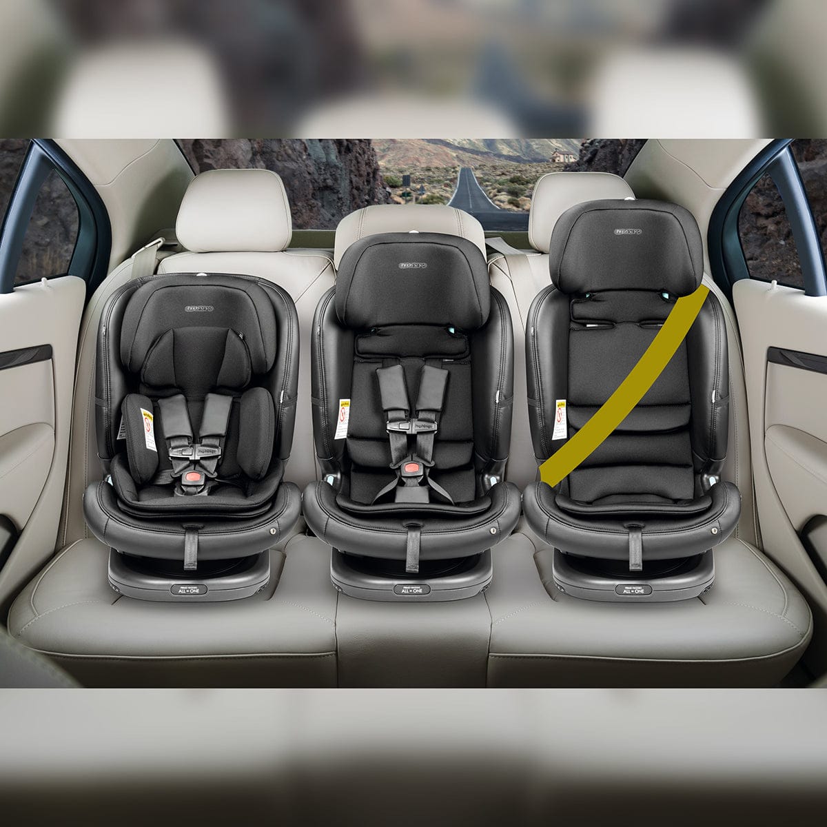 PEG Primo Viaggio All In One Convertible Car Seat - Licorice - IMAL00US00DX13BL13