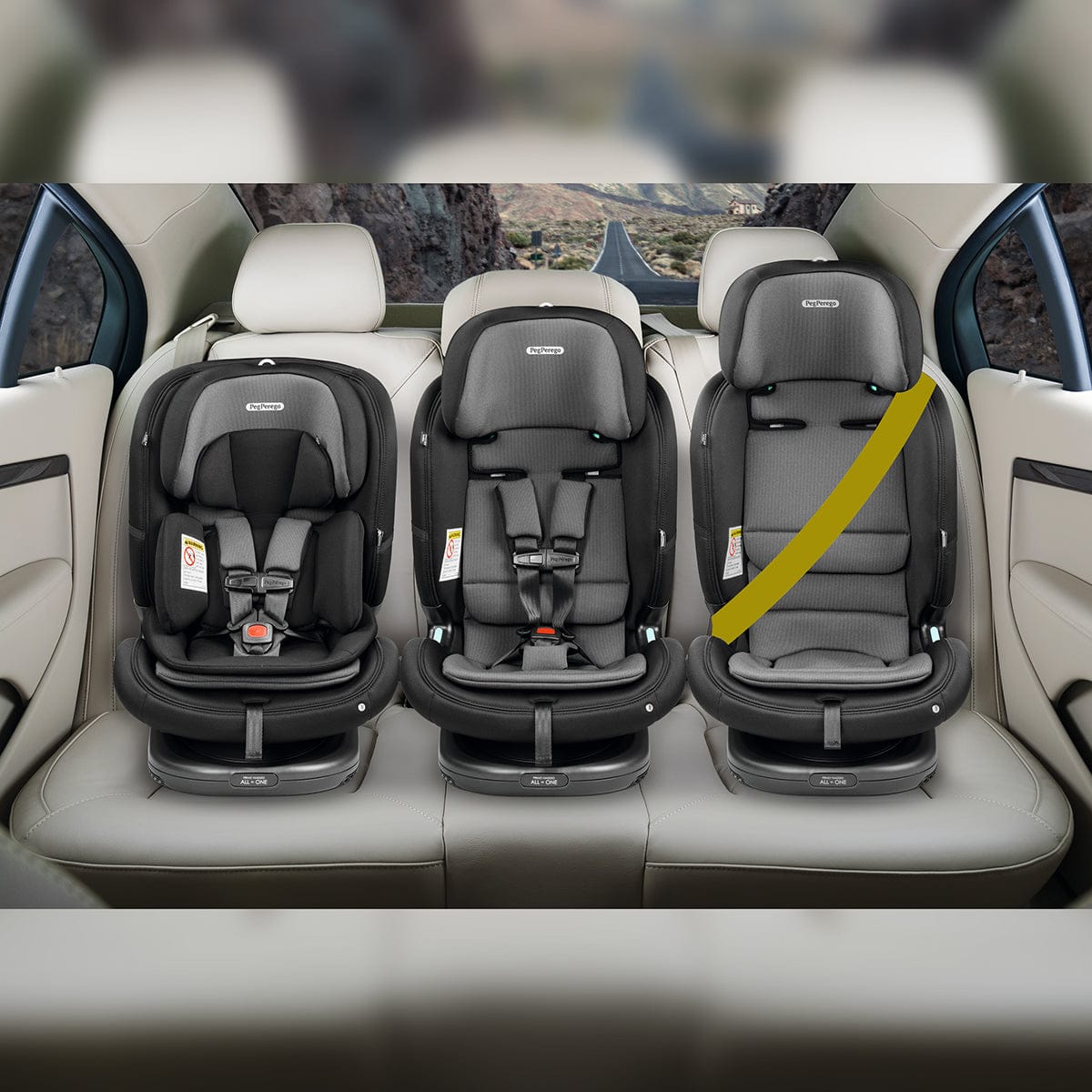 PEG Primo Viaggio All In One Convertible Car Seat - Mercury - IMAL00US00GM53MO53