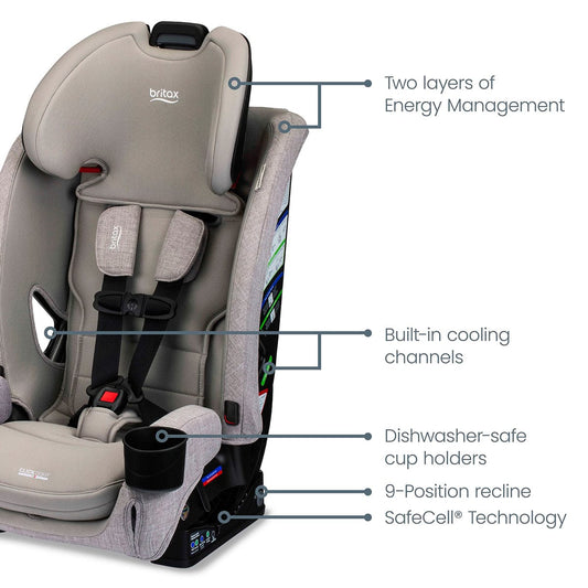Britax One4Life Slim All-in-One Convertible Car Seat - Parchment - E1D197G