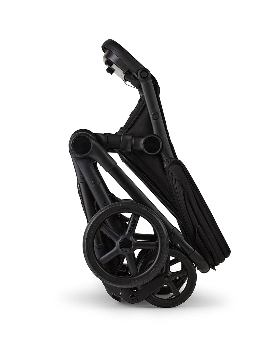 Bugaboo Kangaroo Complete Single-to-Double Stroller - Black / Dark Cherry / Dark Cherry - 100280024