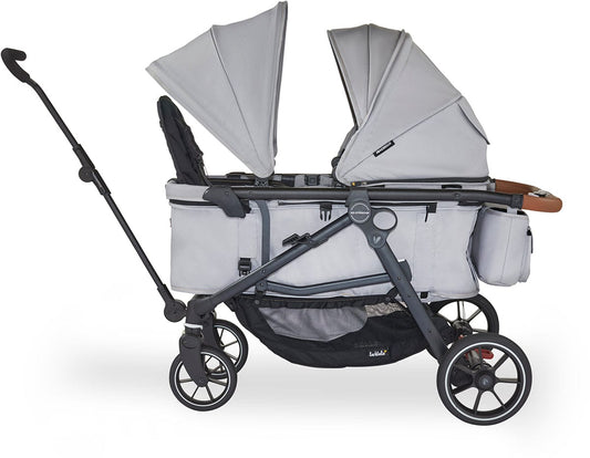 Larktale Crossover V2 (2 Seater) Convertible Stroller Wagon - Nightcliff Stone - LK53014