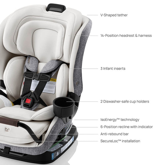 Romer Veni Convertible Car Seat - Pearl - E1D171U