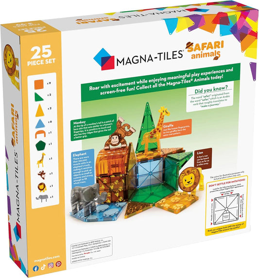Magna-Tiles Safari Animals, 25-Piece Set - 20925