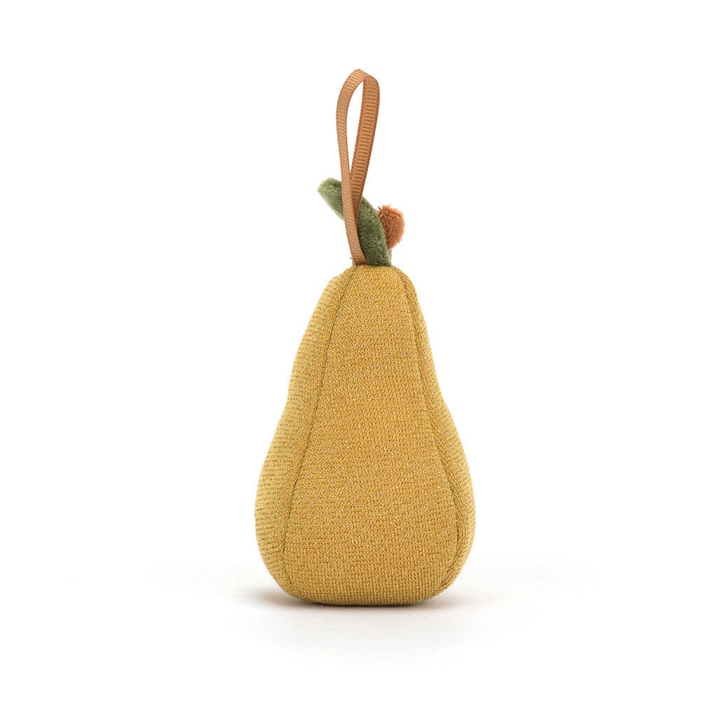 Jellycat Festive Folly Pear Ornament, 3" - FFH6PEAR