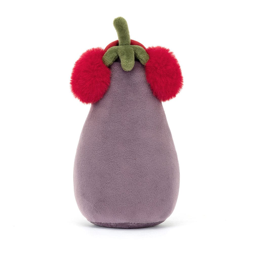 Jellycat Toastie Vivacious Red Eggplant, 6" - TOV3AUB