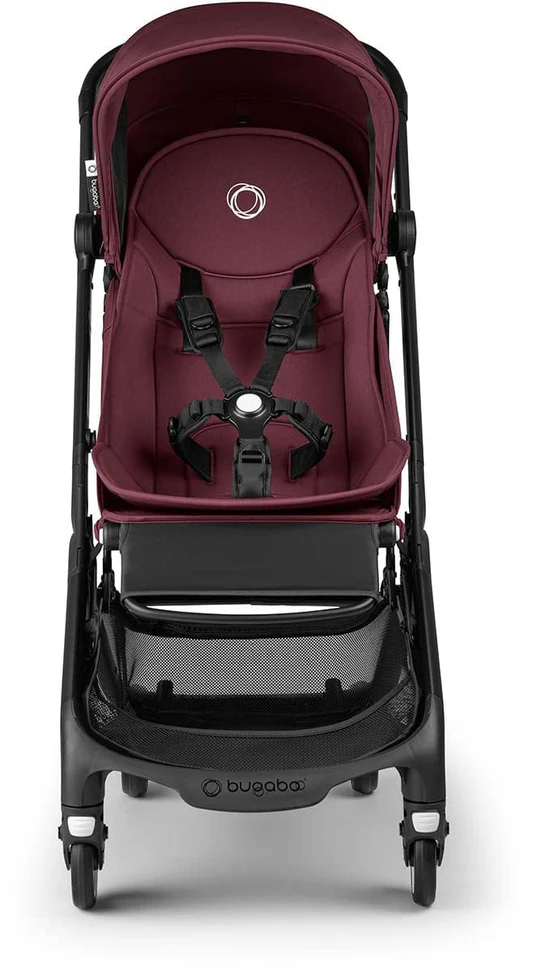 Bugaboo Butterfly Complete Compact Stroller - Black / Dark Cherry / Dark Cherry