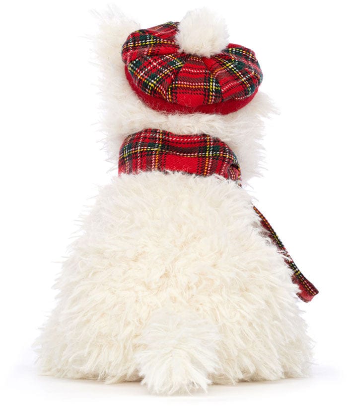 Jellycat Winter Warmer Munro Scottie Dog, 8" - MUN3FSD