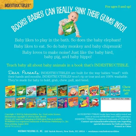 Indestructibles: Baby Animals - 9780761193081