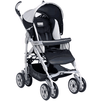 Inglesina - 2006 Zippy Stroller in Black/White AR0 - 11XOAR0