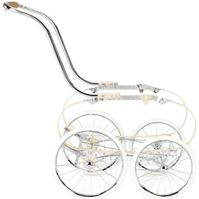 Inglesina Classica Balestrino Frame with Basket in White - AE05E3100US