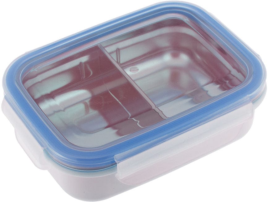 Innobaby Keepin' Smart Double Insulated Stainless Divided Bento, 11 oz. - Blue - KS-BT2-04