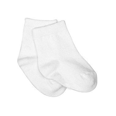 iPlay Organic Solid Socks - White - Infant - 89587