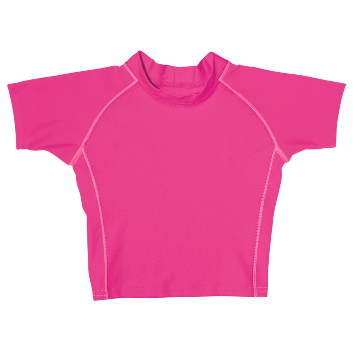 iPlay Short Sleeve Rashguard - Hot Pink - Small (6mo) - 1189