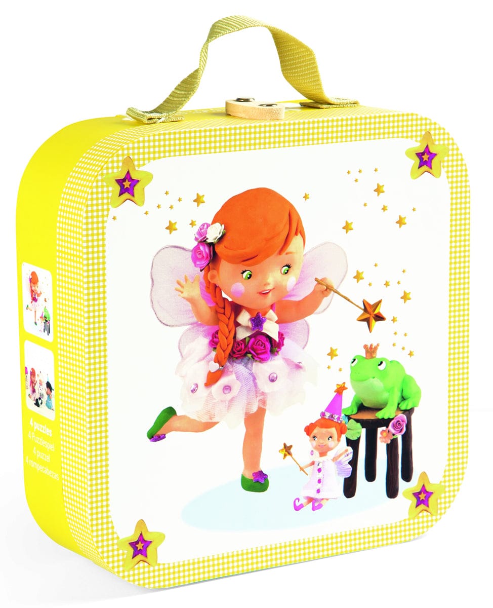 Janod 4 in 1 Puzzle - Mila Plays Fairy - J02871