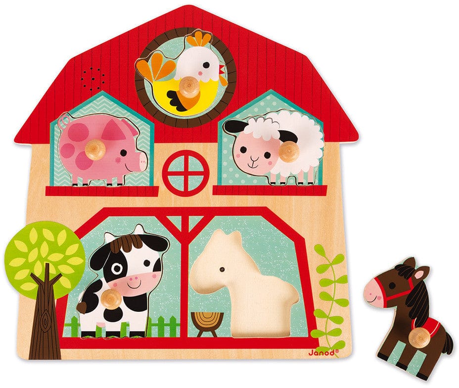 Janod Musical Puzzle - The Friends of The Farm - J07079